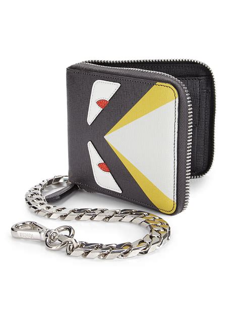 fendi wallet clearance|fendi zipper wallet.